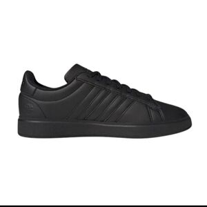 Adidas Men's Grand Court Trainers Synthetic Leather Tennis Sneaker (Black) MGW91